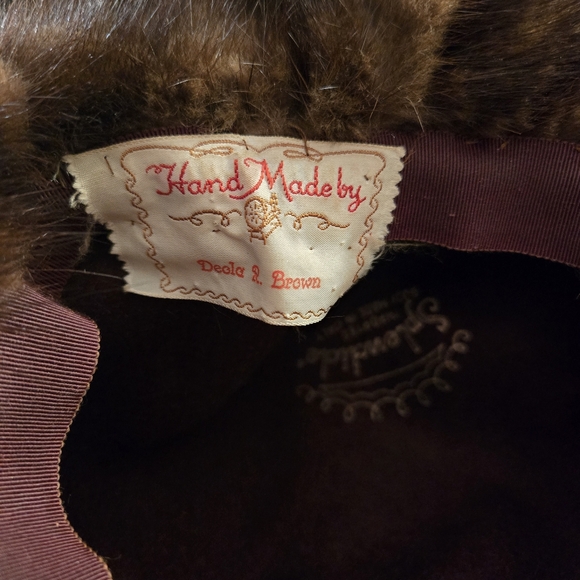 Vintage 50s/60s Deola R. Brown Women\'s Fur Hat main image 6